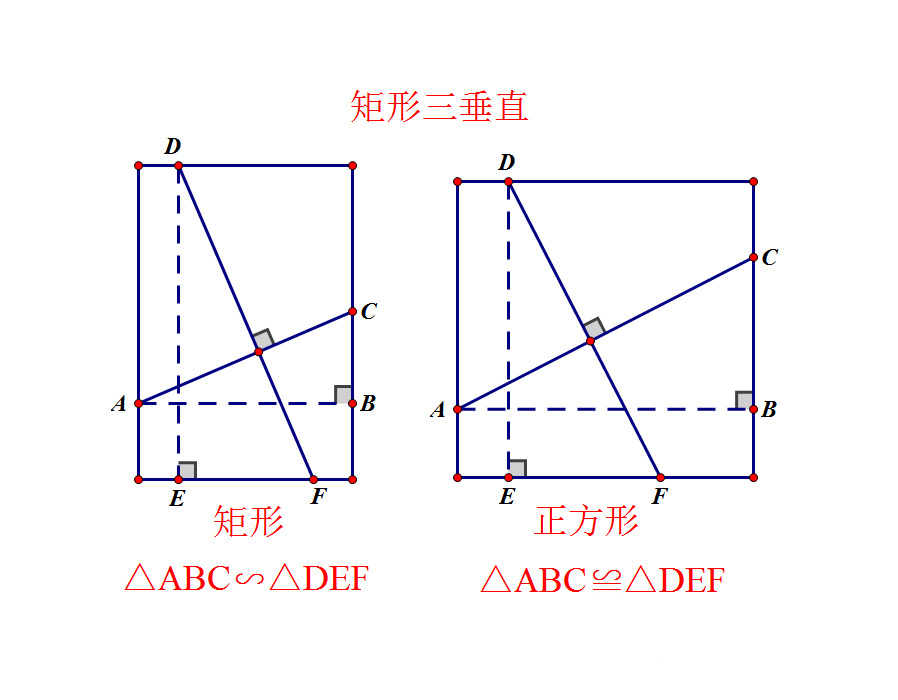 初中数学:三垂直模型分类汇总