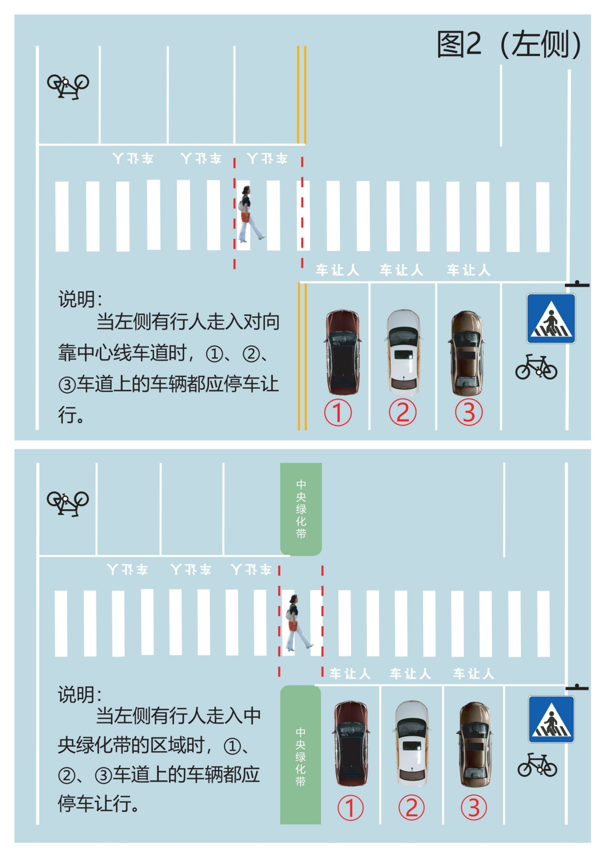 驾车如何礼让斑马线?宁波交警发布一图读懂