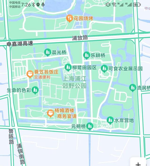 浦江郊野公园线路图图片