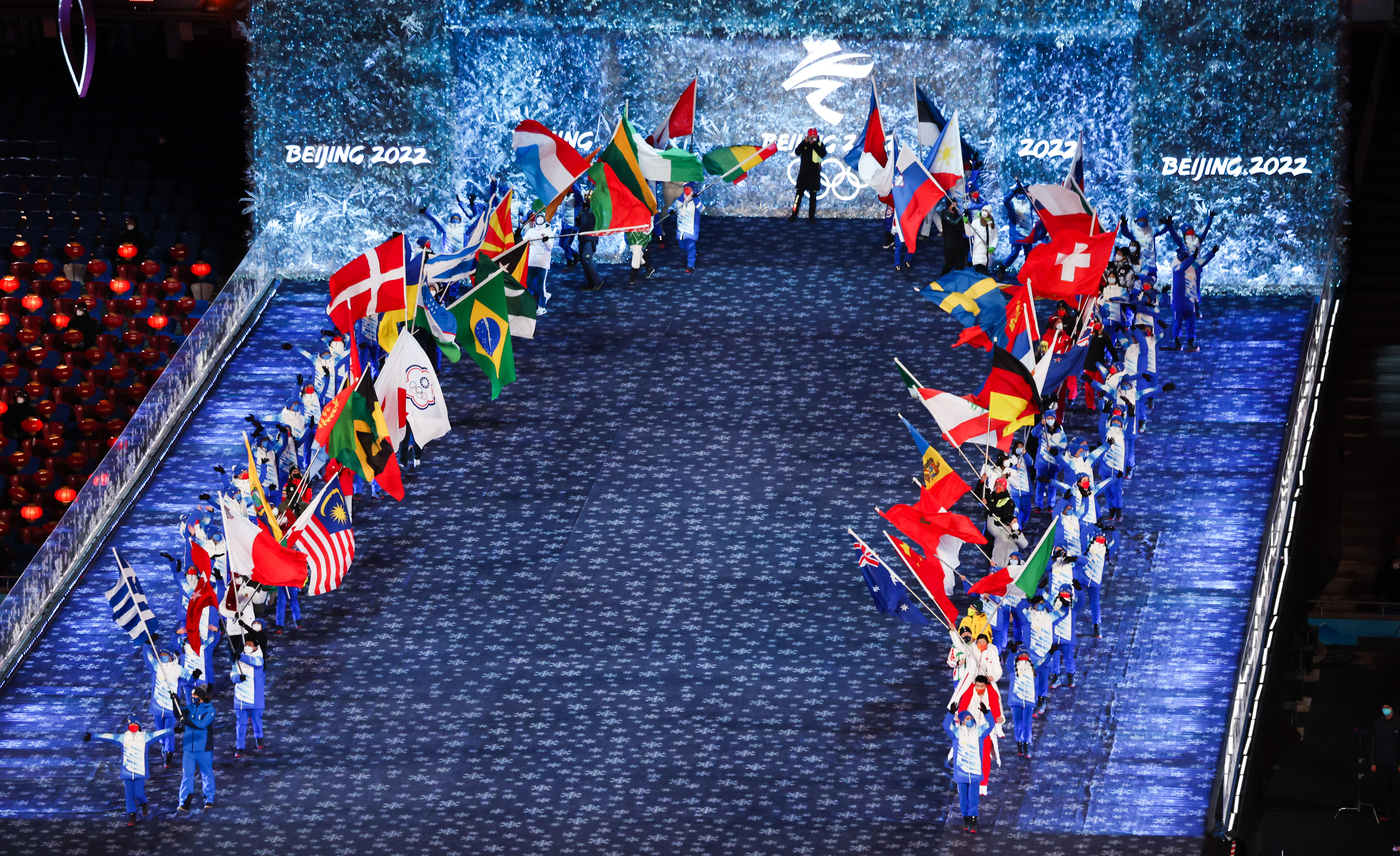 2022年北京冬奥会旗帜图片