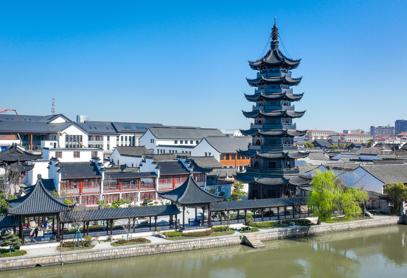 烟雨长廊,明清建筑,江南皮影……上海松江泗泾古镇"焕新"后开街