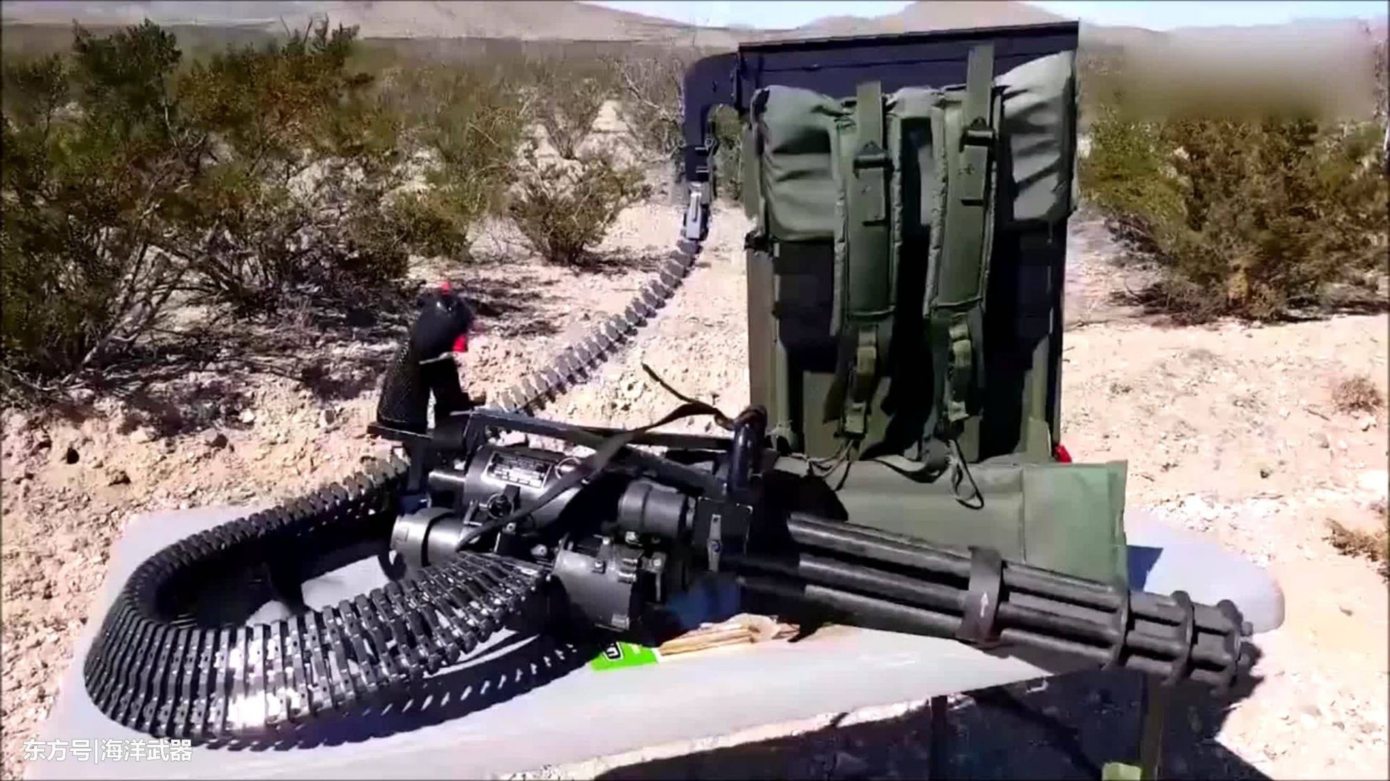 加特林机枪到底有多猛?一分钟6000发,所到之处片甲不留!