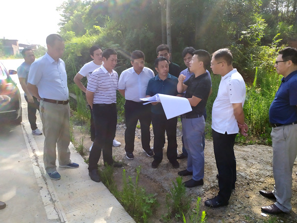 桂砺锋调研衡永高速冷水滩段项目建设