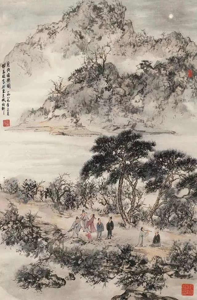 畫壇巨匠傅抱石之女傅益瑤的山水:氣魄雄健,恣意奔放,渾茫浩瀚!