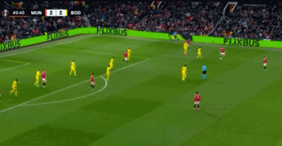 阿莫林执教曼联首胜_欧联-霍伊伦梅开二度加纳乔破门 曼联3-2胜_曼联3比2博德闪耀