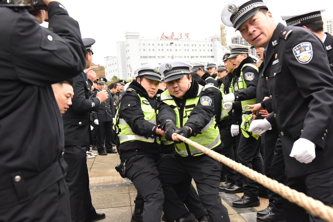 贵州纳雍公安举行警察节系列文体活动