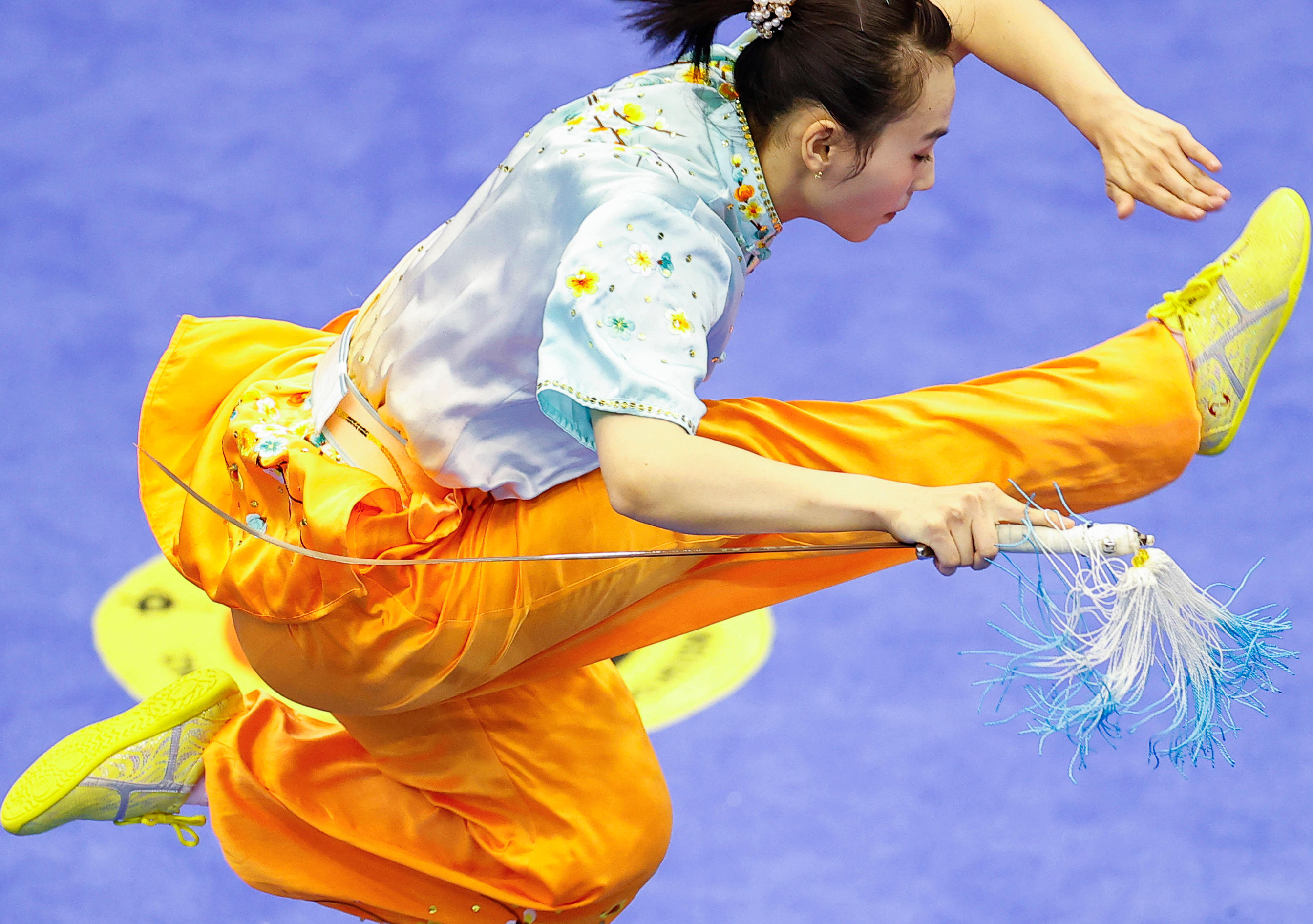 武术套路——大学组女子自选剑术赛况