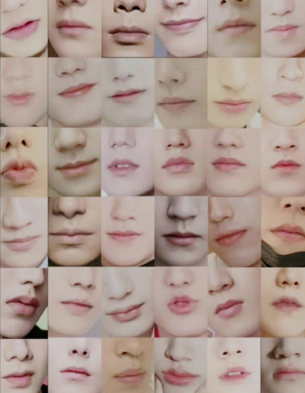 看嘴唇猜男明星,有全猜出来的吗[喵喵]