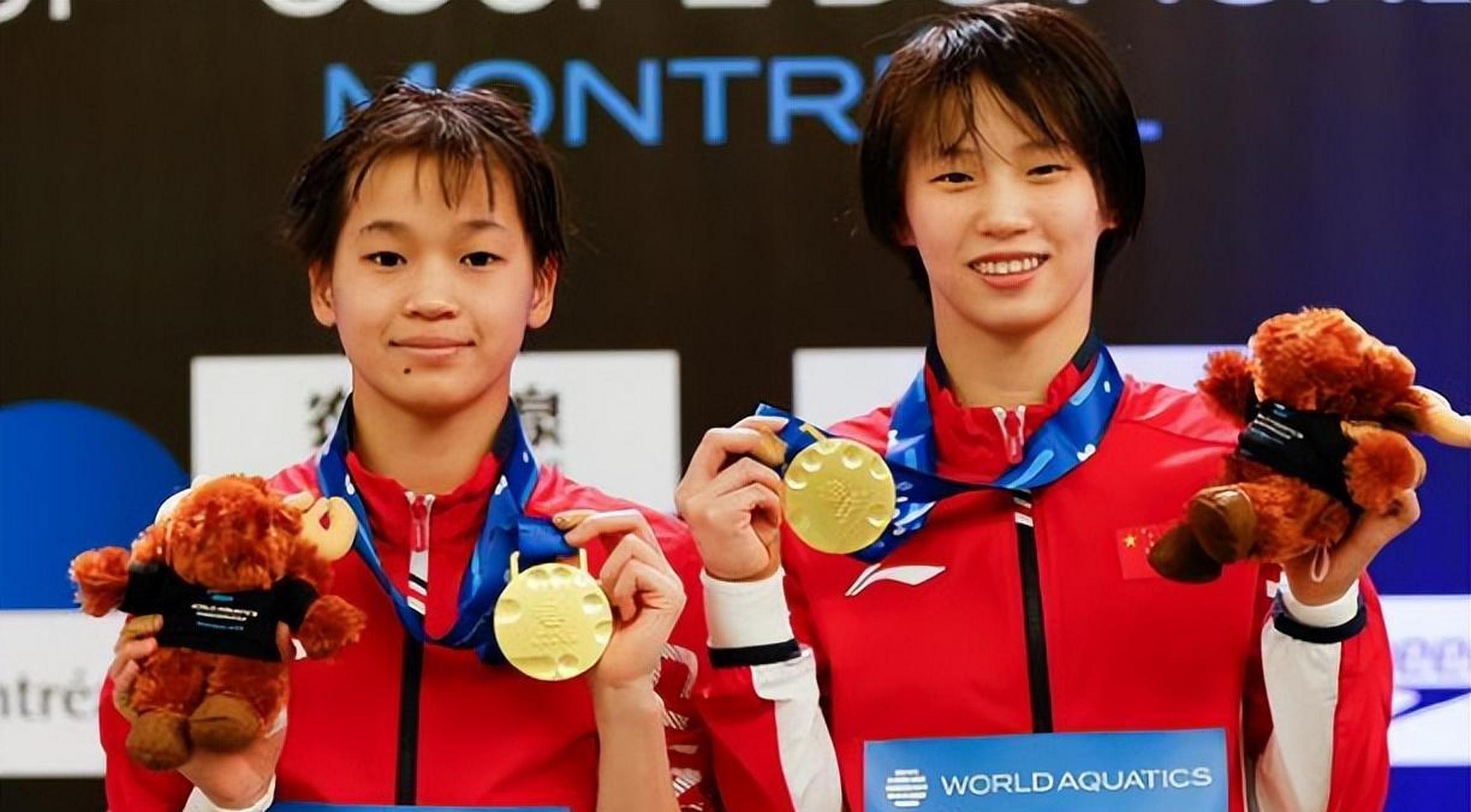 2023跳水世界杯蒙特利尔站,女子单人10米台决赛结束,中国跳水队包揽冠