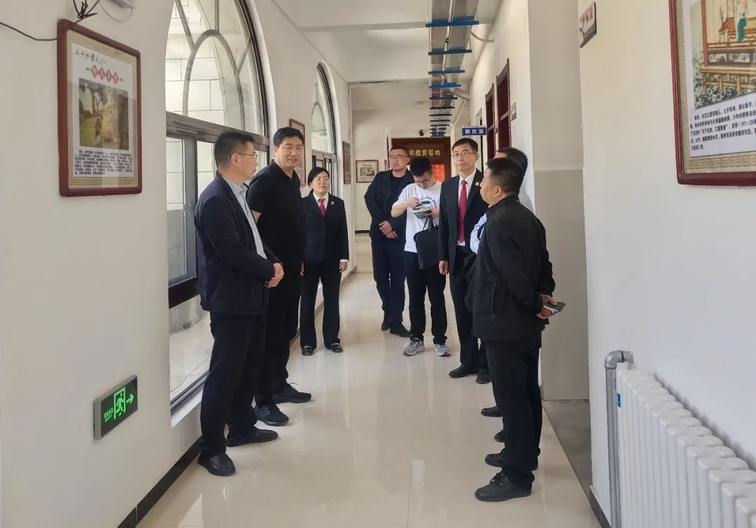 殷树斌一行调研郝家桥红色巡回法庭建设