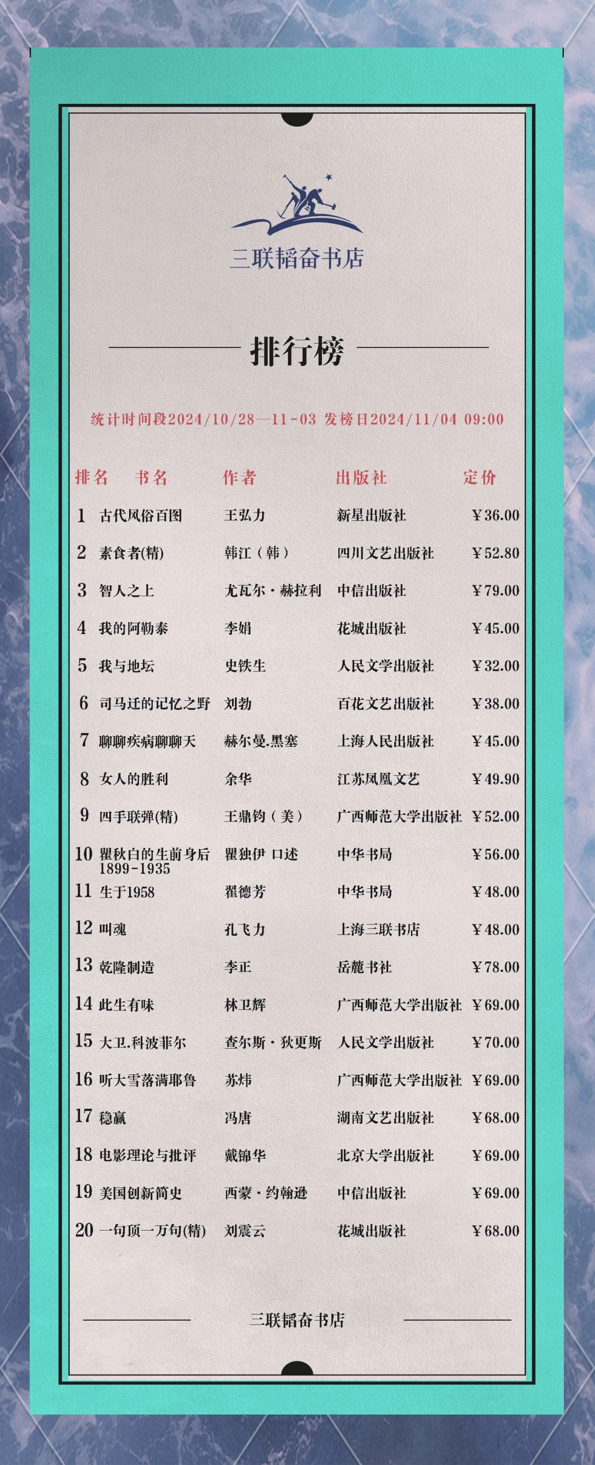 2024书籍推荐排名
