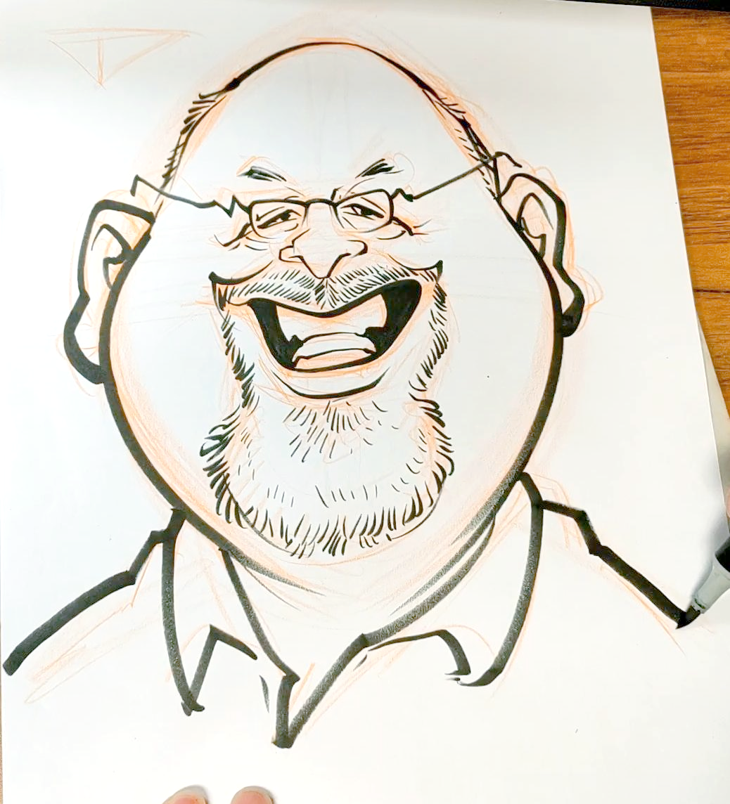 夸张肖像漫画的绘画技巧与步骤详解