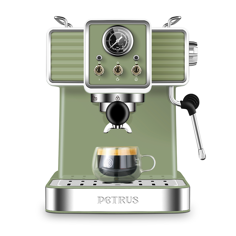 柏翠pe3690咖啡机怎么样好不好?复古造型,典雅大气