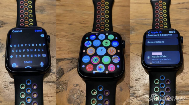 苹果apple watch series 7真机曝光:柔和边角 屏占比更高