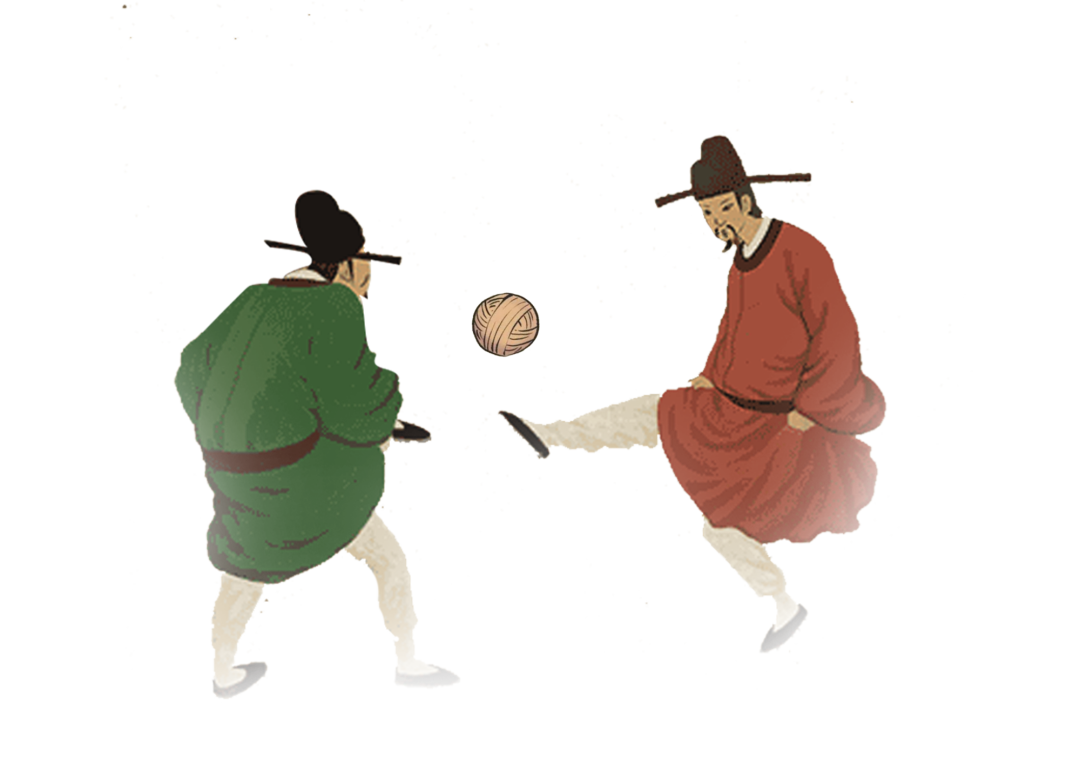 "寒食蹴鞠"见于诗文中甚多白居易在《洛桥寒食日作十韵》中提到洛阳城