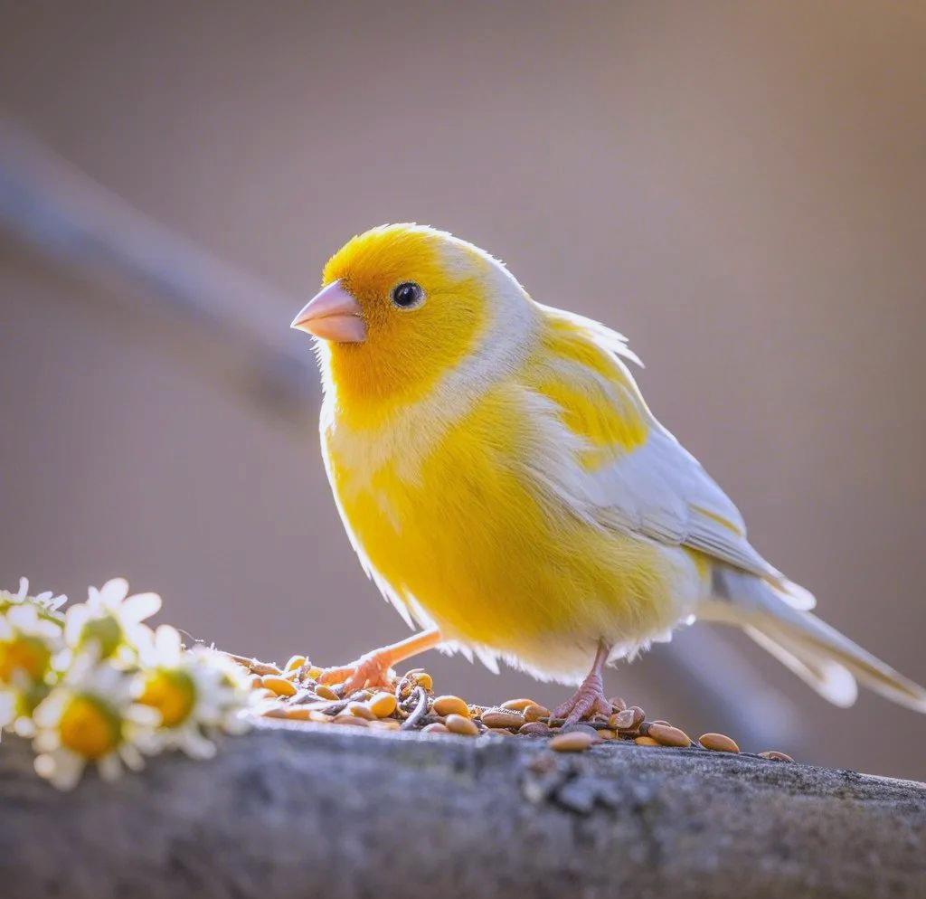 金丝雀:娇小多变的金色精灵