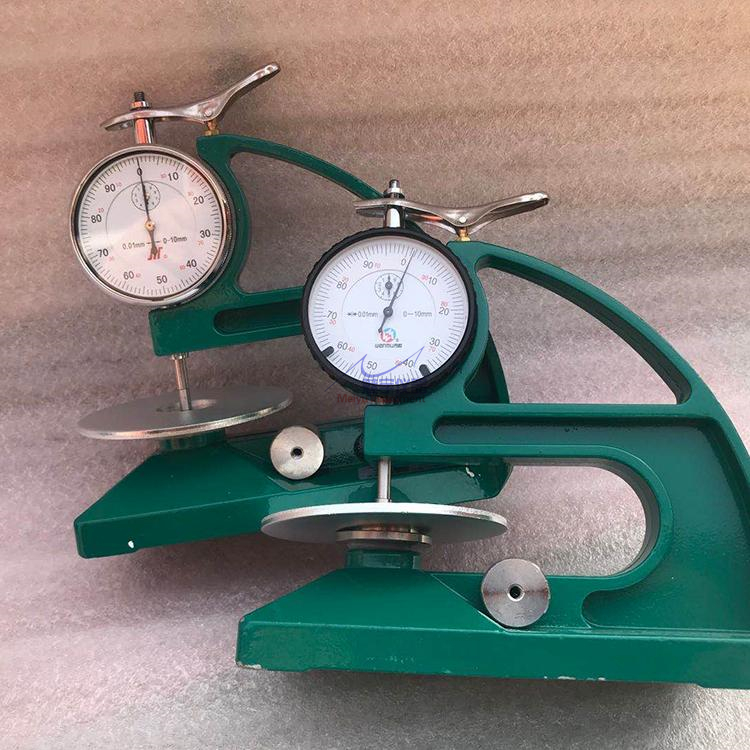 hd-10 防水卷材测厚仪 数显指针台式 油毡皮革厚度