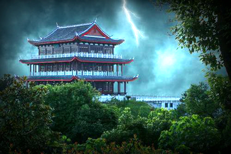 君不见,溪云初起日沉阁,山雨欲来风满楼