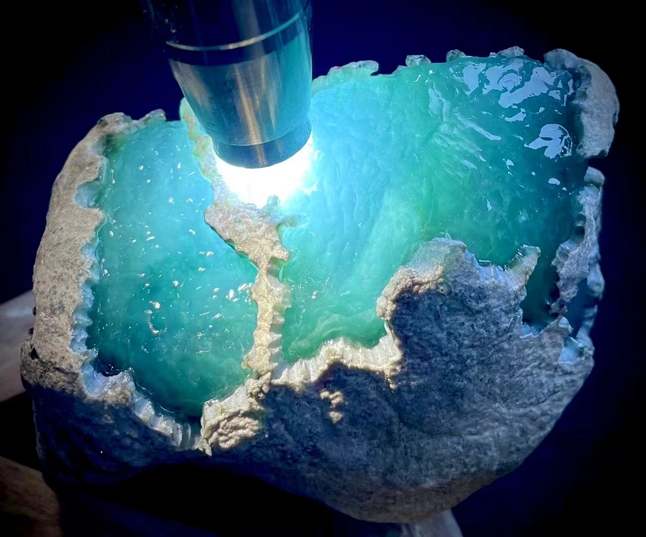 莫西沙天空蓝冰料