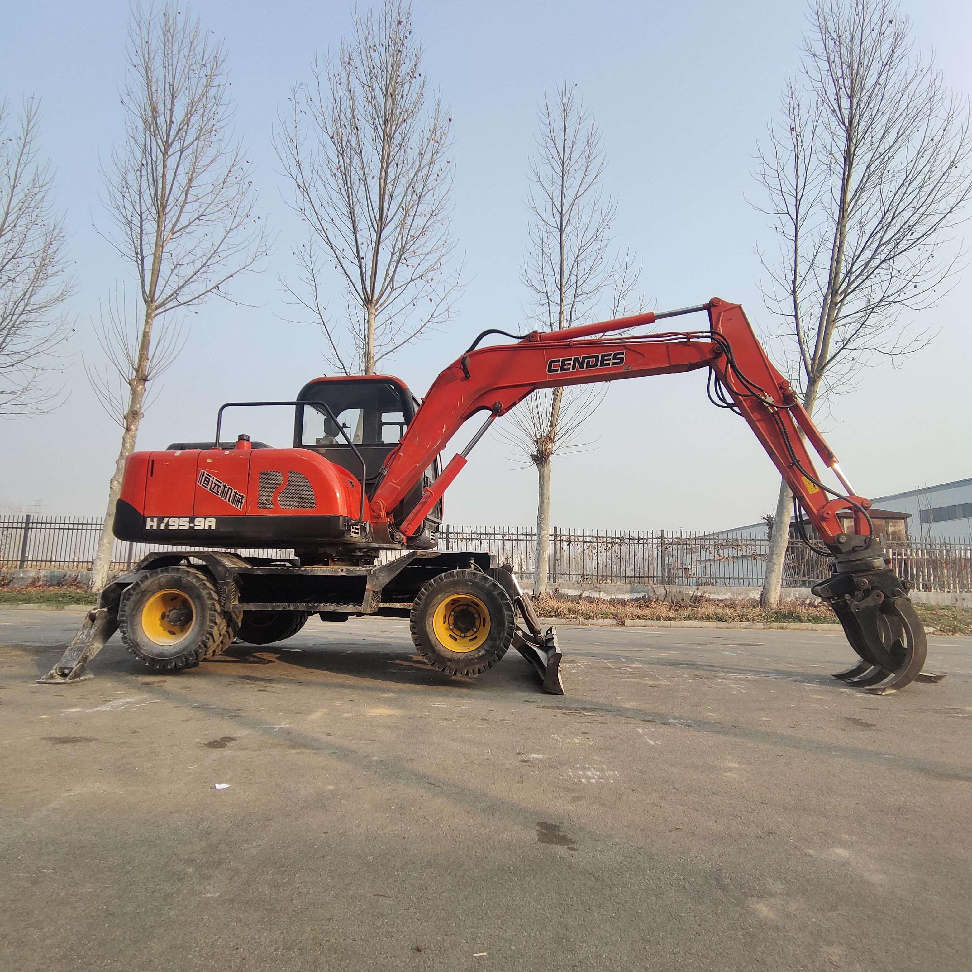 恒远95型号 二手轮式抓木机 挖掘机 夹机 二手钩机 抓包机 转转机
