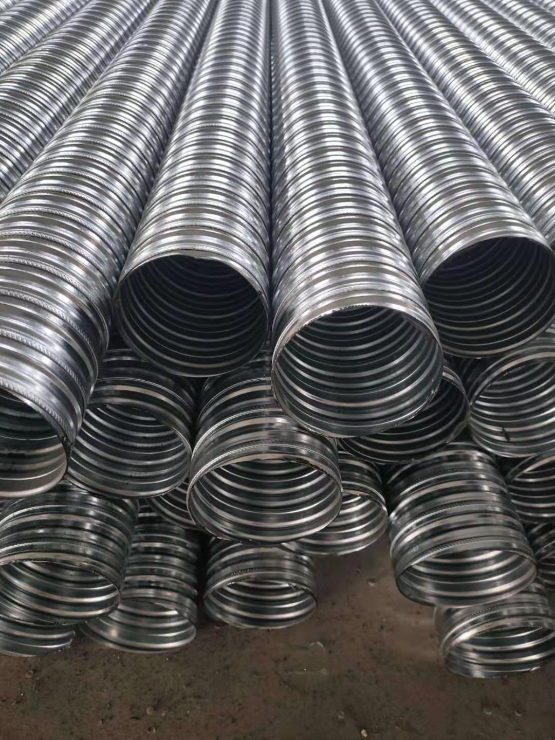 桥梁隧道预埋件预应力金属波纹管河北镀锌批发大口径波纹管