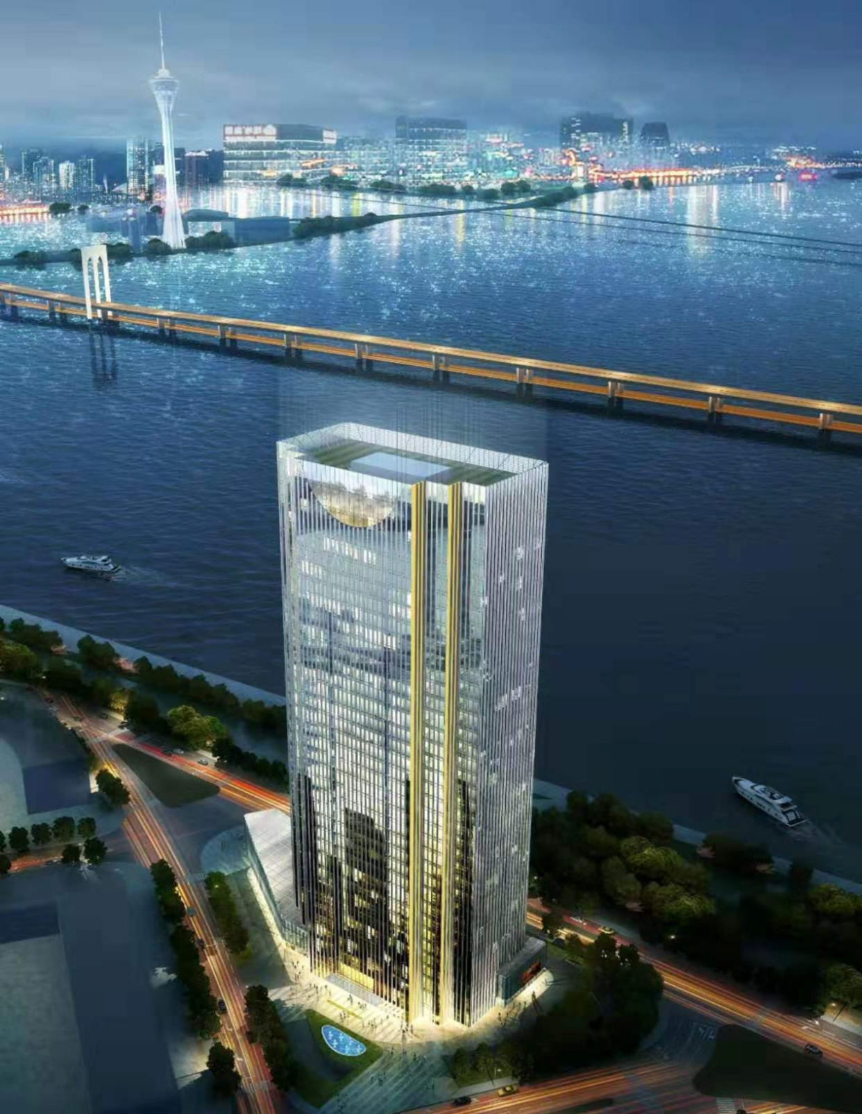 珠海横琴连接港澳的金融中心大厦加速推进