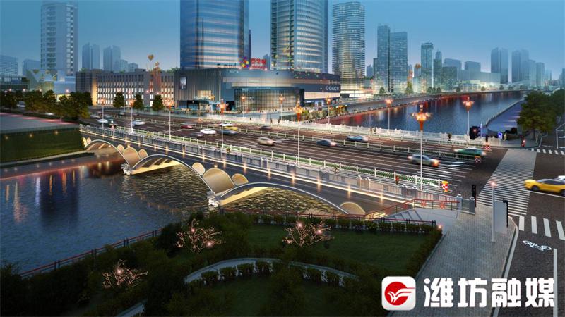 潍坊白浪河东风桥三个设计方案确定 您中意哪个