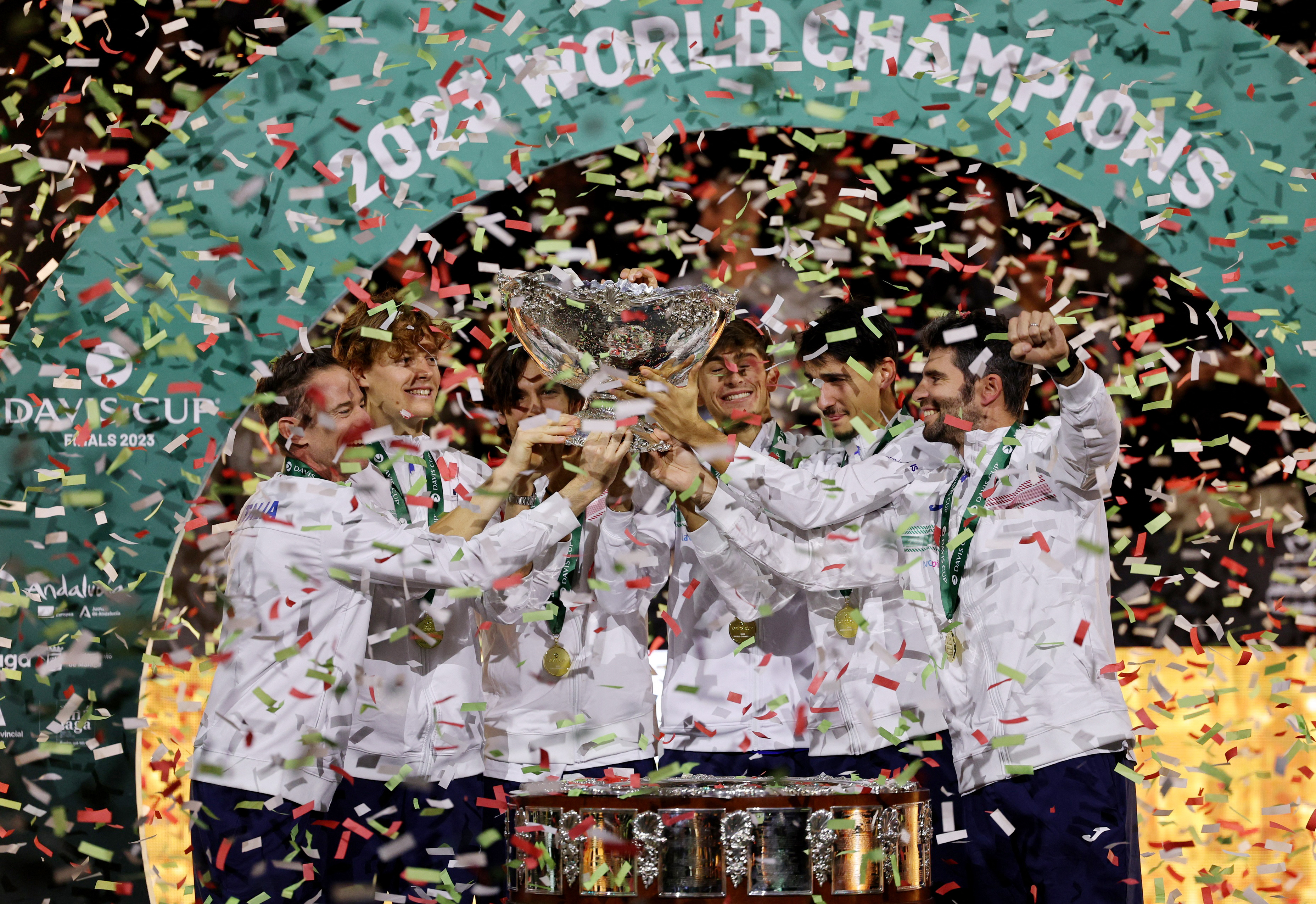 网球——戴维斯杯:意大利队夺冠