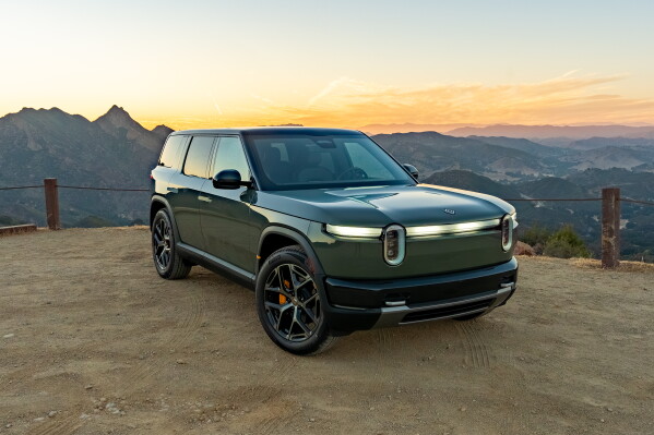 1 of 2  |   This photo provided by Edmunds shows the Rivian R2. The R2 is a charming electric SUV that distills everything Edmunds likes about the three-row Rivian R1S into a smaller, more affordable package. (Courtesy of Edmunds via AP)  License this photo 