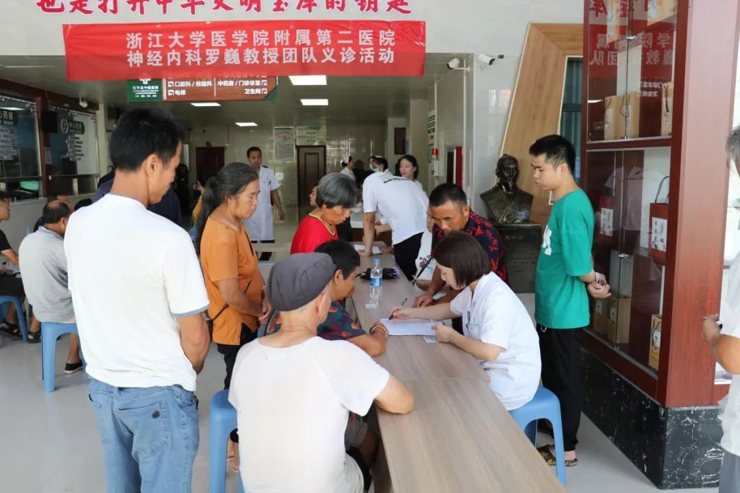 浙江大学医学院附属第二医院神经内科罗巍教授专家团队在黎平县中医
