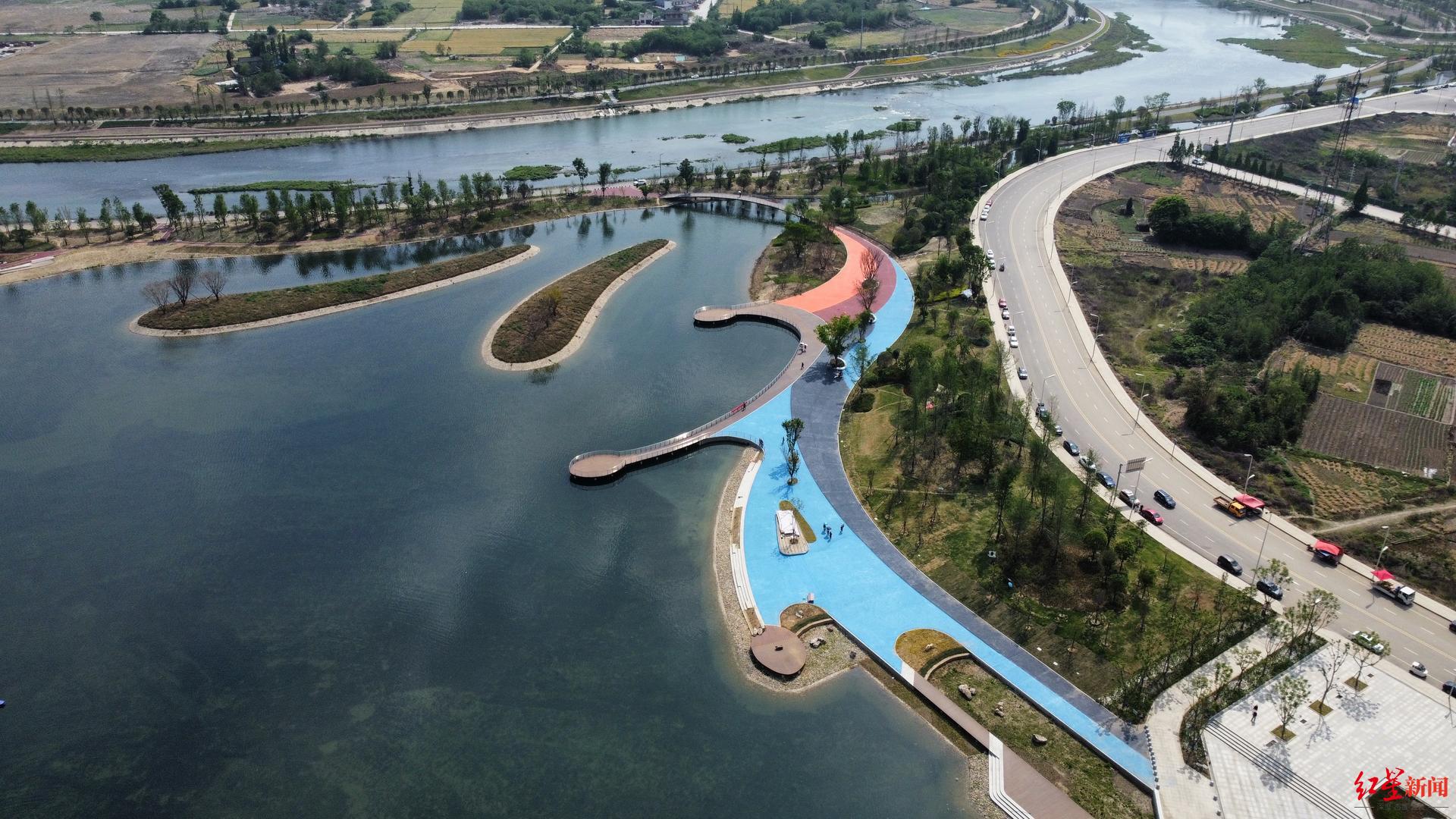 广汉三星湖蓄水!五一假期,除了看三星堆,还可以相约三星湖