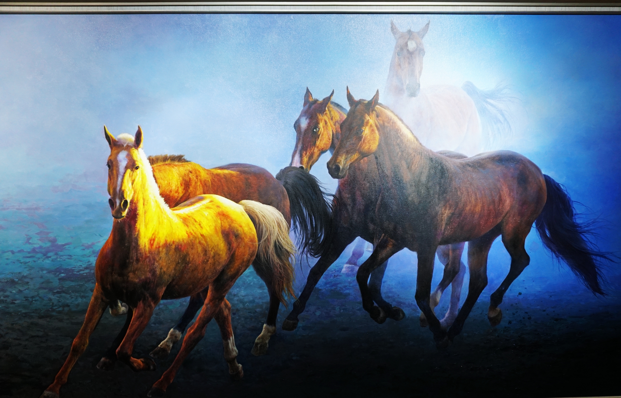 赏汗血宝马,听天籁之音,鉴油画艺术,新疆古生态园一站全含