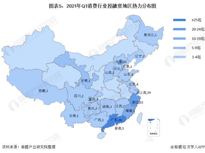 收藏!2021年一季度中國消費行業投融資數據解讀食品和個護美妝投融資