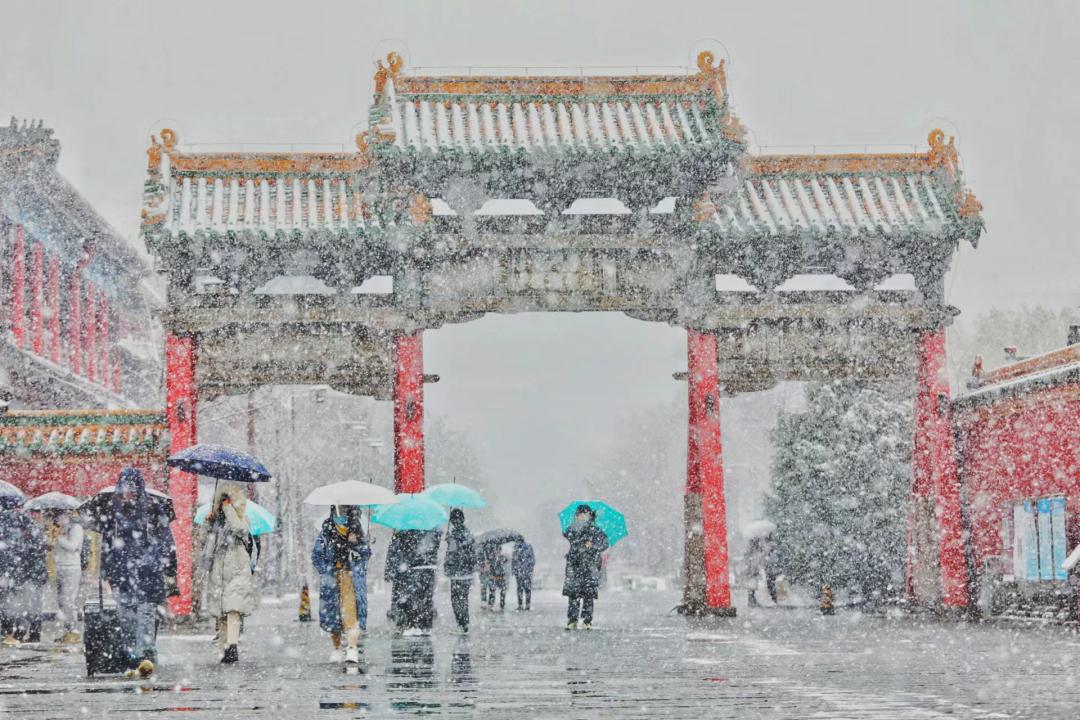 沈阳雪景图片大全唯美图片