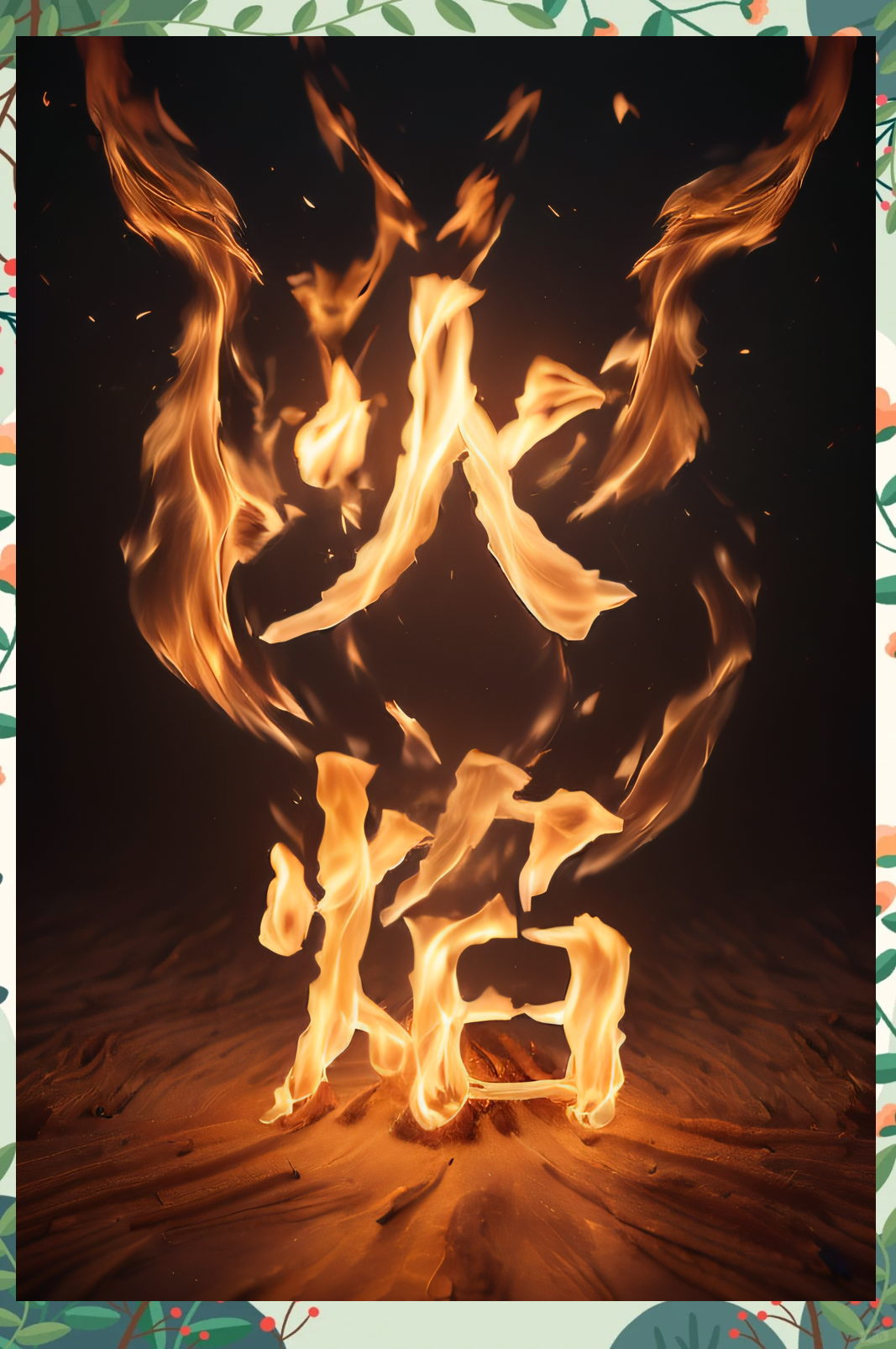 探索火焰特效艺术字的制作方法