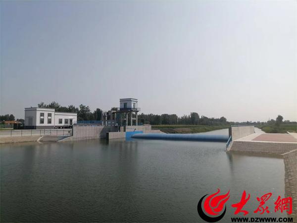 惠民县桑落墅镇橡胶坝顺利竣工并投入使用