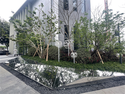 路边不锈钢树池 园林不锈钢树池包边镜面处理