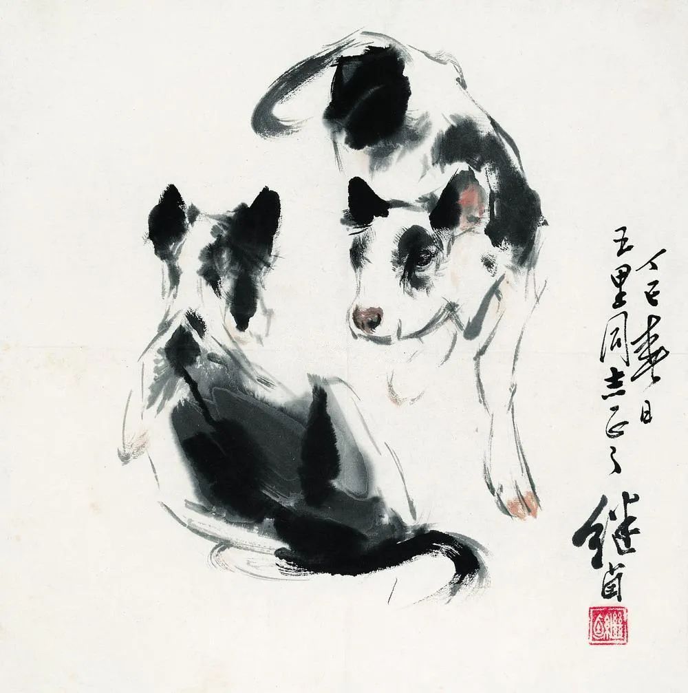 大师刘继卣画的牛,真牛