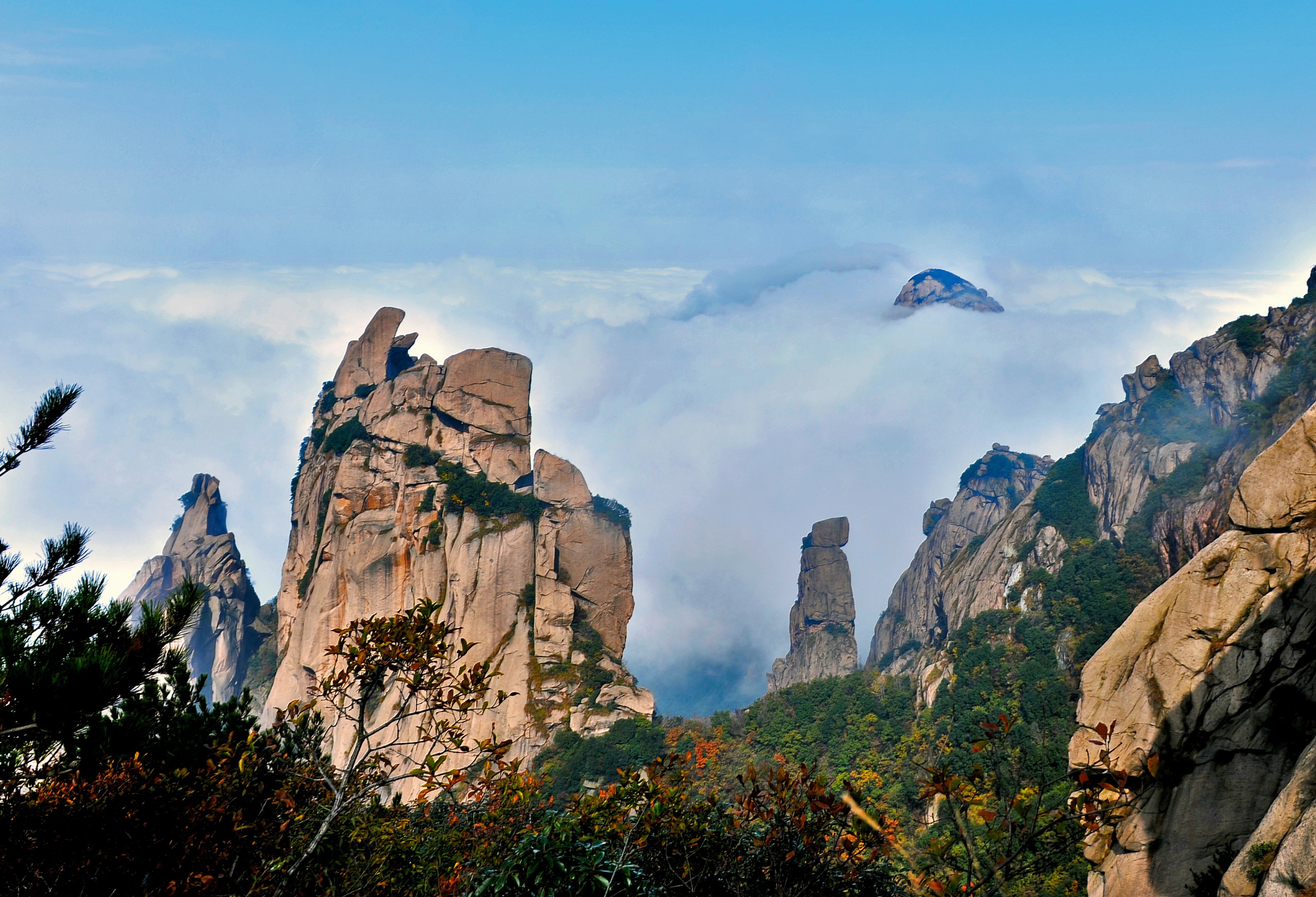 坐着高铁去九华山,来一场池州春日诗意之旅