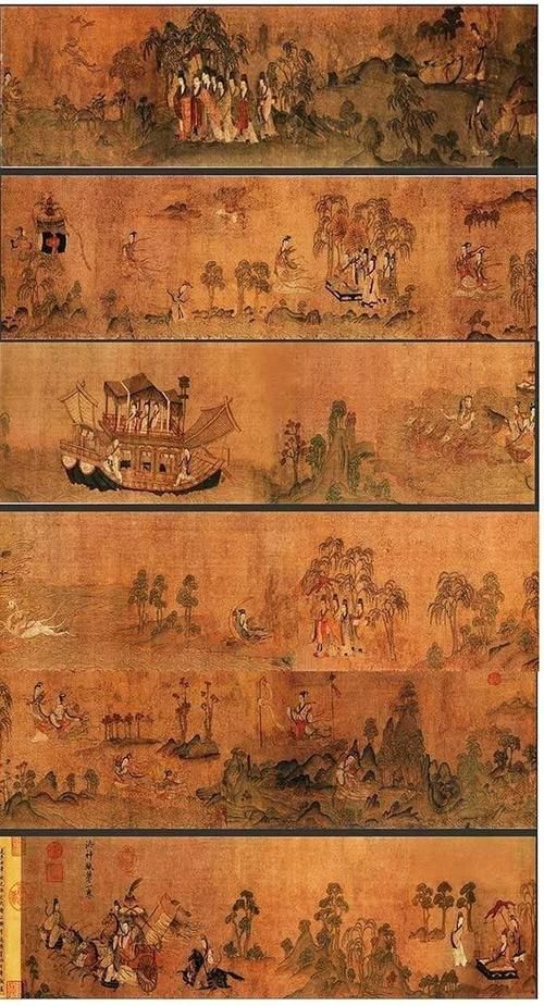 《洛神賦圖》:東晉顧愷之的藝術傳世之作