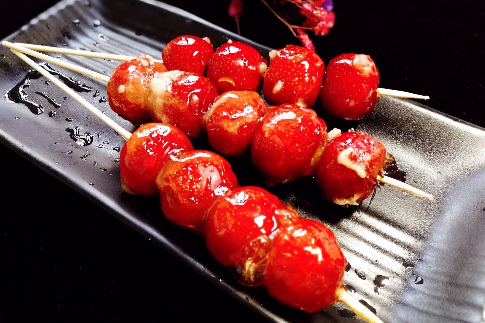 蜜小凤冰糖葫芦,糖浆包裹,美味无限