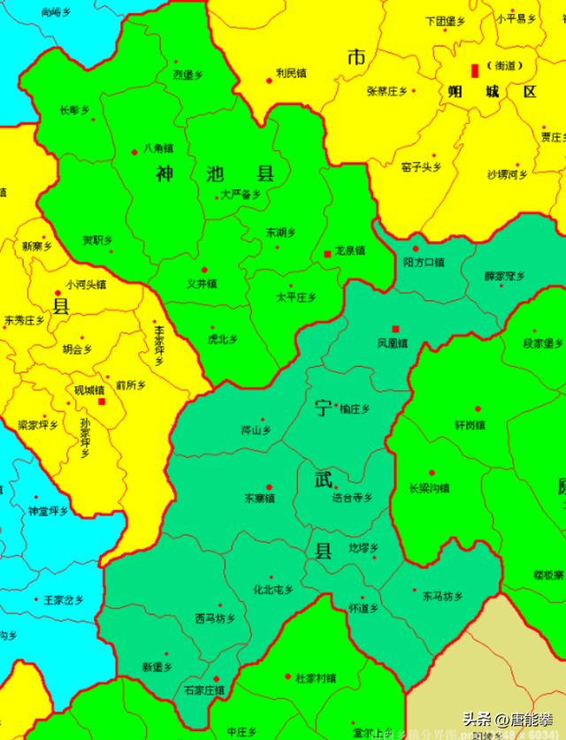 山西省繁峙县地图图片