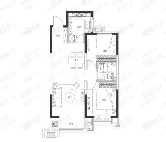 好住|刚需必看!实地·太原海棠华著88㎡小两居首付不到20万