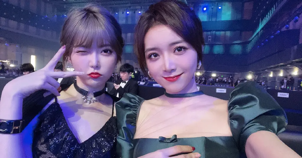 余霜,周淑怡,骆歆,电竞圈中的养眼靓丽主持人同框