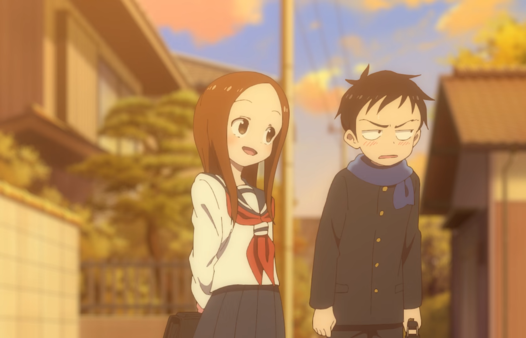 擅长捉弄的高木同学:北条找西片说悄悄话,高木同学吃醋了