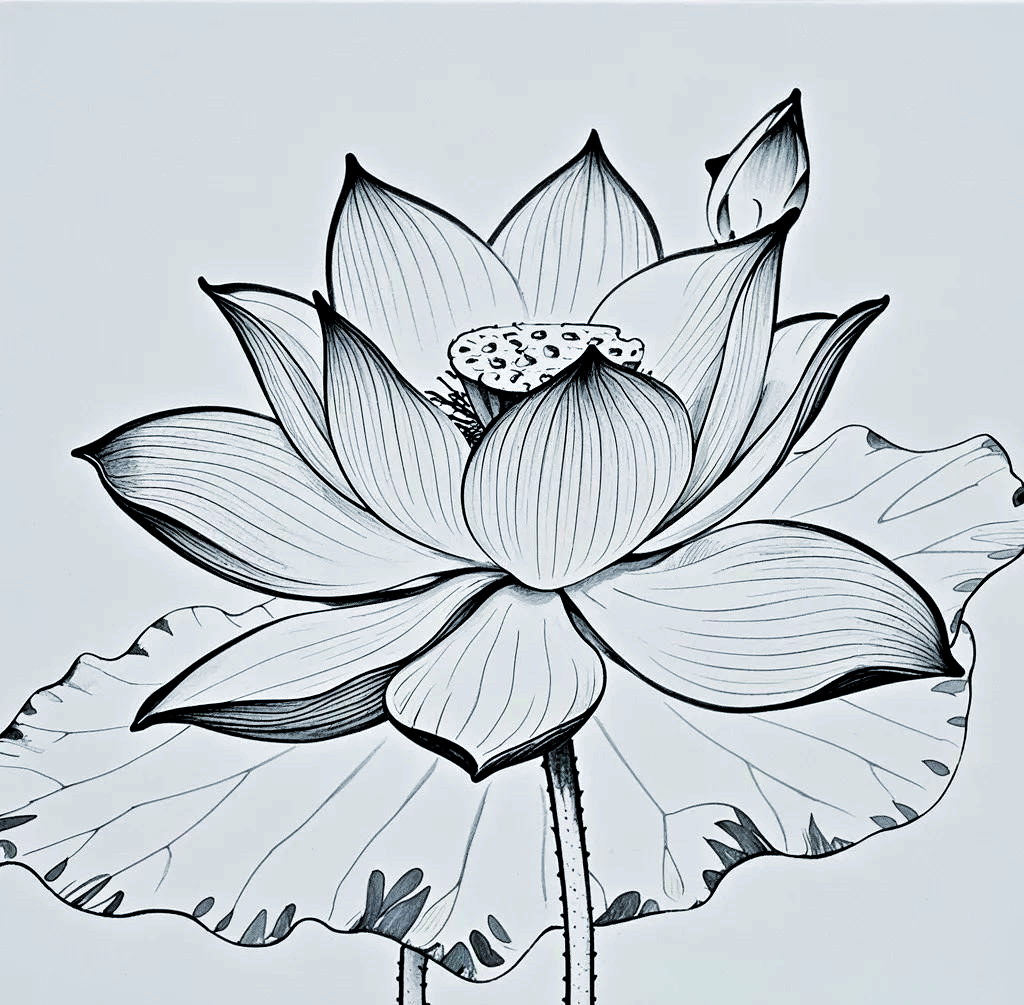 荷花简笔画教程:从基本技巧到高级绘制,值得一试!