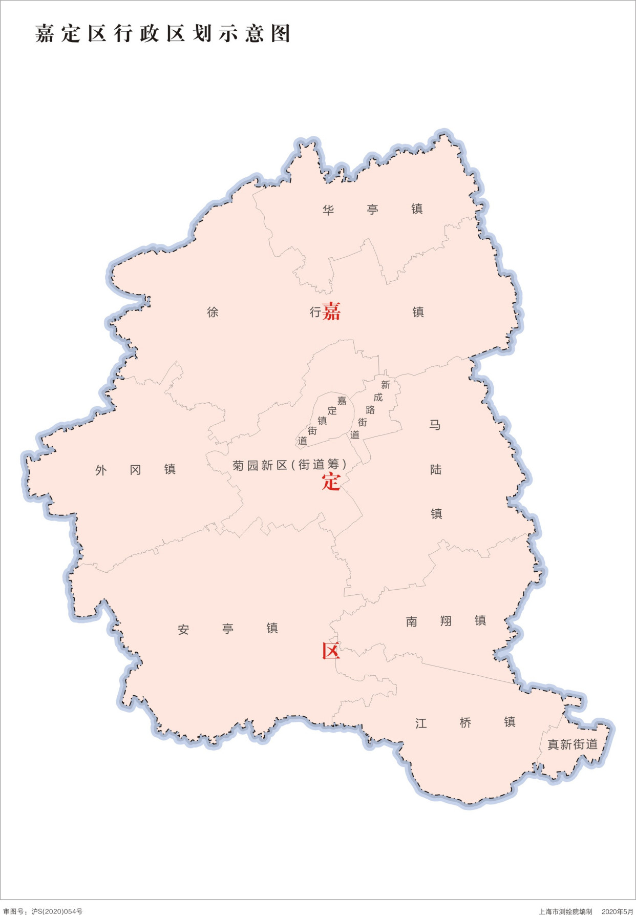中华人民共和国-上海市行政区划地图