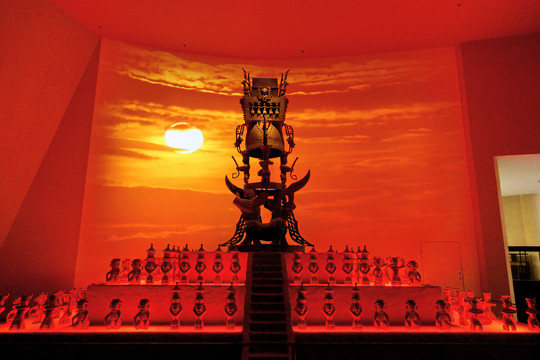 连山,归藏失传了吗?三星堆"青铜神坛"藏着什么样的惊人秘密