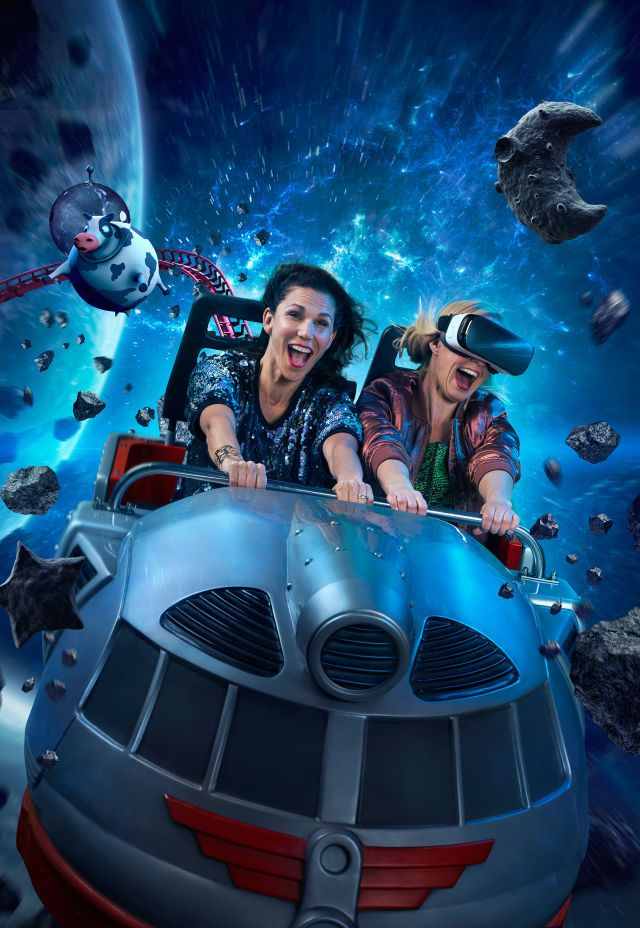 例如,俄亥俄州的cedar point主题公园的"iron dragon"过山车开始试用