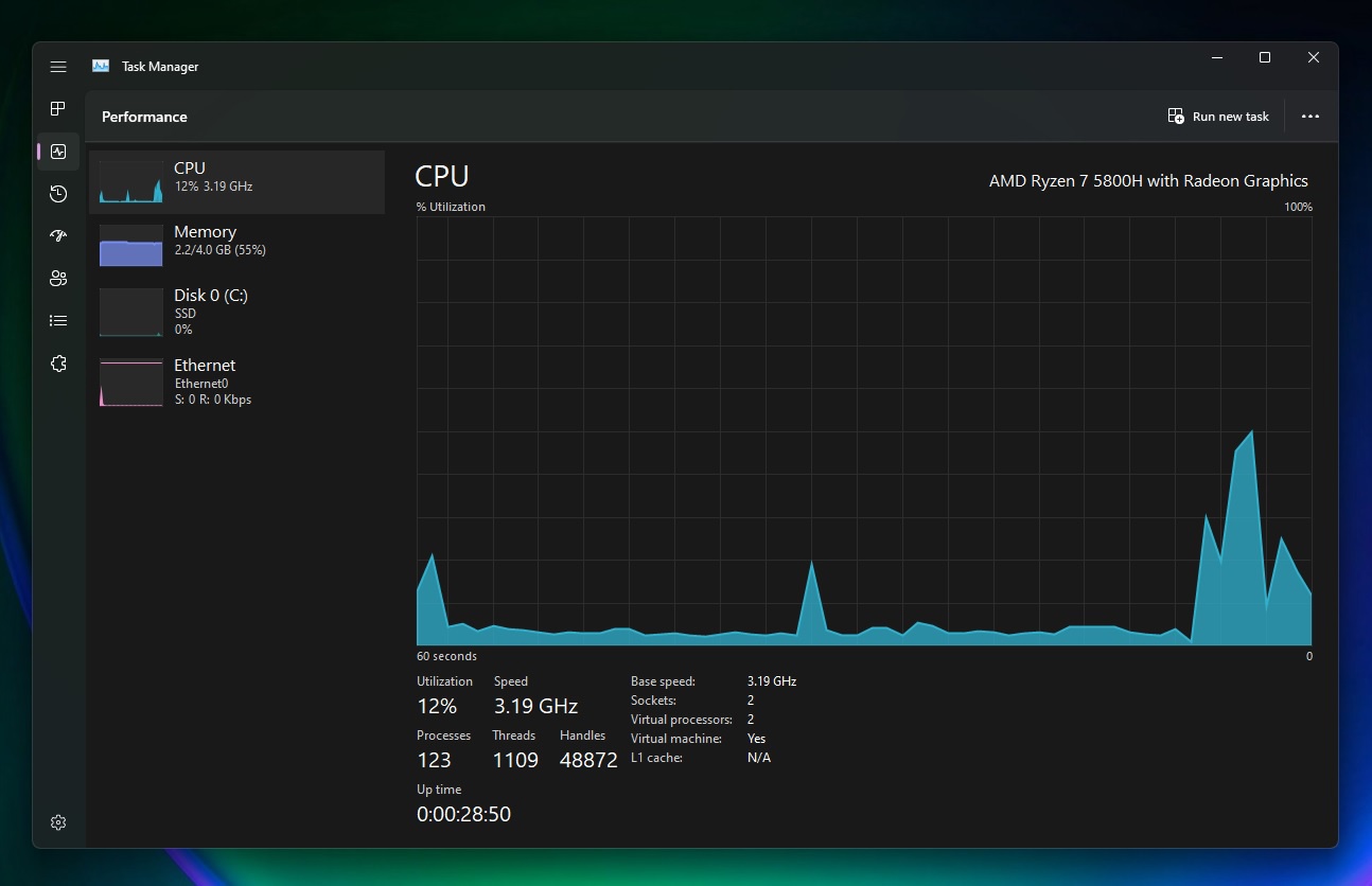 Windows任务管理器图片